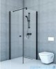 Sea Horse Fresh Line Black kabina kwadratowa lewa 90x90x195 cm przejrzyste BKP259TKL+